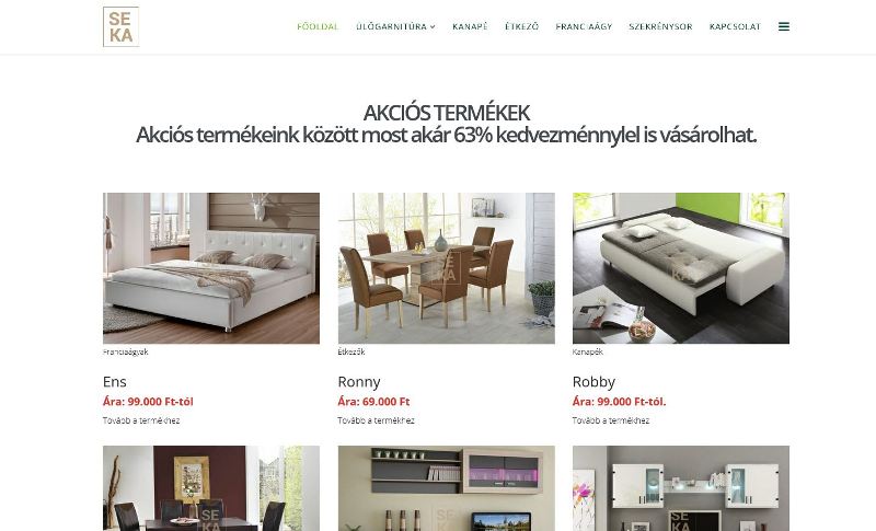 Győri bútorárúház Seka Bútor Győr