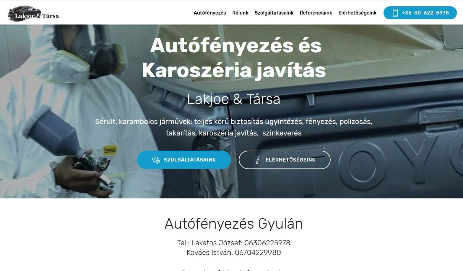 Autófényezés Gyulán